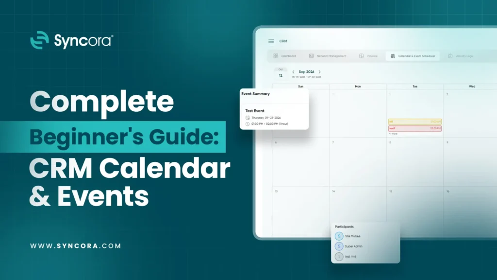 Syncora Training | Calendar & Event Scheduler
