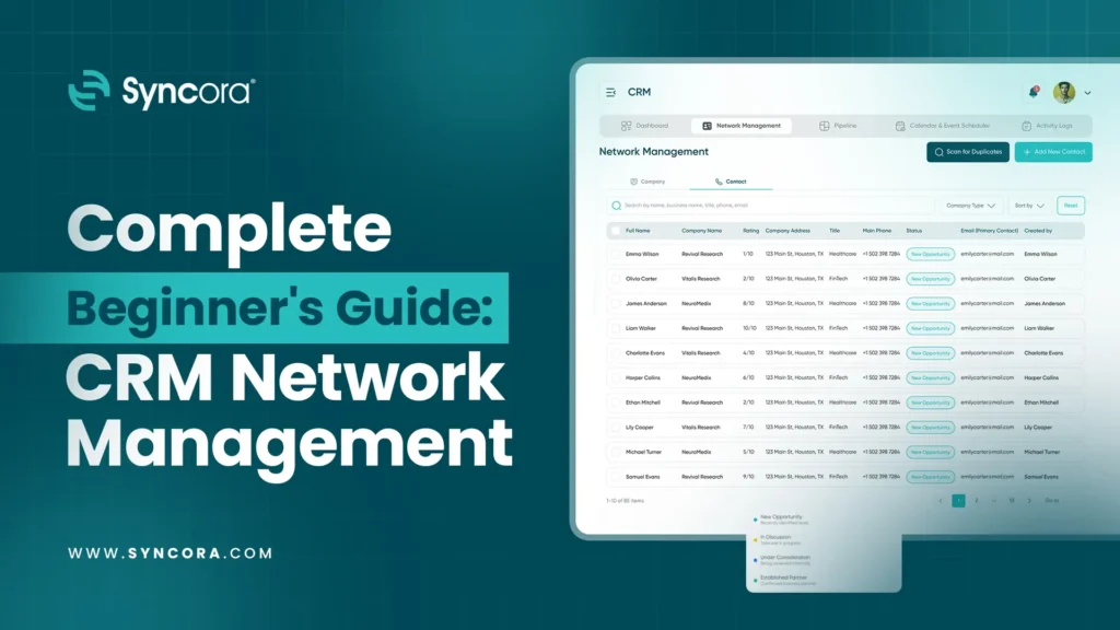 Syncora Training | CRM Network Management